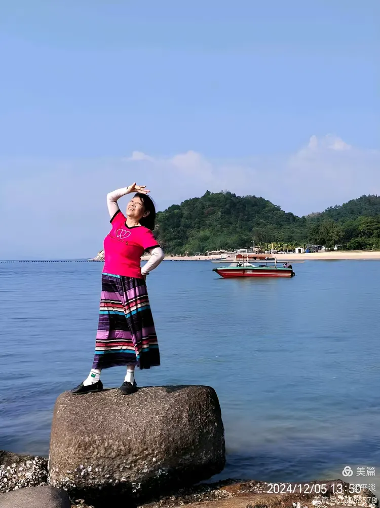 广东惠州巽寮湾美人鱼岛.可从码头坐船到美人鱼岛
